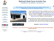 Tablet Screenshot of belmontseatcover.com